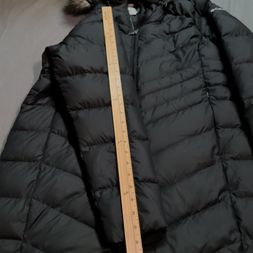 Columbia Down Parka Puffer Jacket Womens Size XL Quilted Granola Preppy Gorpcore - Picture 5 of 9